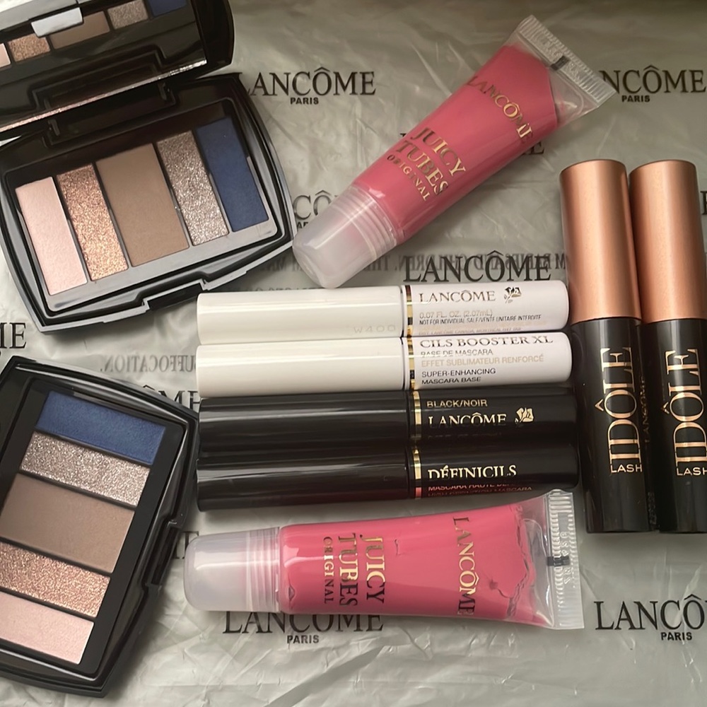 Brand new Lancome mascara, eyeshadow and juicy tubes